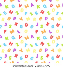 Seamless Back to School Pattern, Digital Paper, and Background