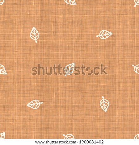 Seamless background forest leaf gender neutral baby pattern. Simple whimsical minimal earthy 2 tone color. Kids nursery wallpaper or boho woodland nature fashion all over print.
