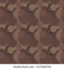 Seamless background pattern with various colored circles.