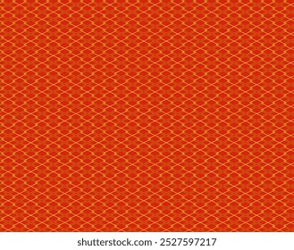 Seamless background of a pine bark diamond pattern with gold lines on a red background - Powered by Shutterstock