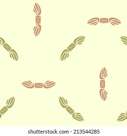 seamless background, wing, feather, angel, newsletter, envelope