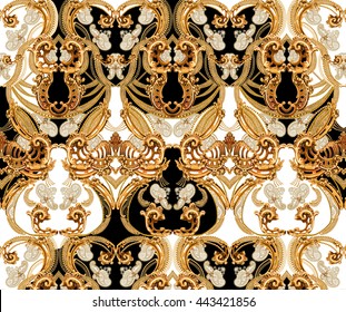 Seamless Baroque Pattern