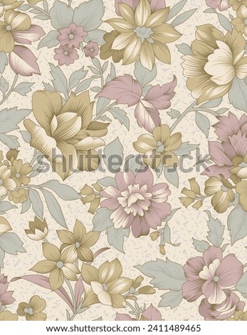 seamless bed sheet pattern design for digital print and any type of print
