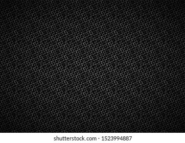 Seamless Black Fabric Textile Texture Background Stock Illustration ...