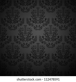 Seamless Black Wallpaper.