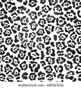 Leopard Seamless Pattern Cute Cartoon Leopard Stock Vector (Royalty ...