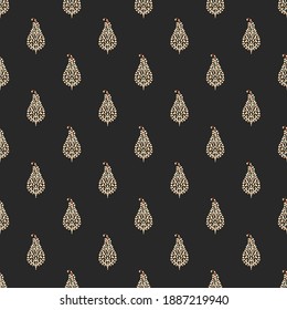 Seamless Block Print Background Design