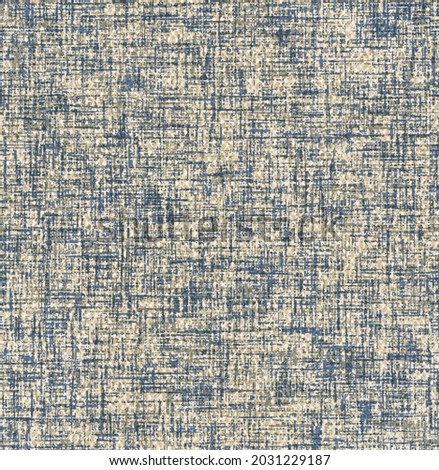Seamless blue Linen Pattern Texture. Natural homespun colors. Marled, slubbed, mottled.Seamless slub effect texture on autumn background,