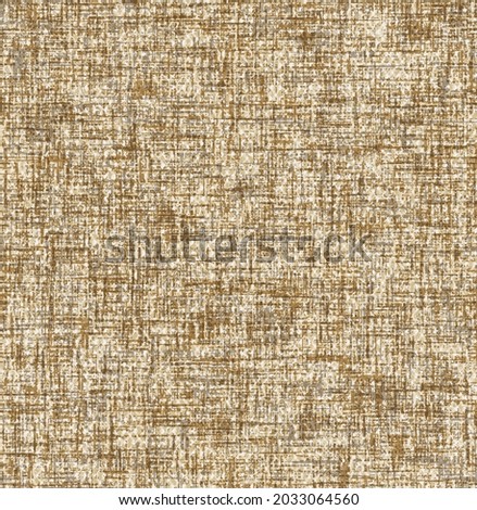 Seamless brown Linen Pattern Texture. Natural homespun colors. Marled, slubbed, mottled.Seamless slub effect texture on autumn background,