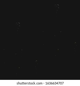 Seamless bubble pattern. Bubbles on black background
