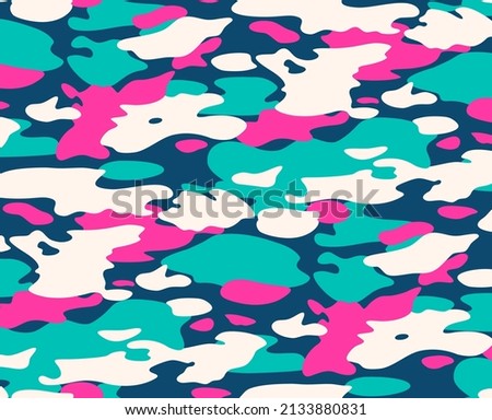 Seamless camouflage pattern, texture camouflage print.