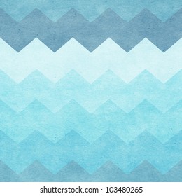 Seamless Chevron Pattern On Old Paper Texture