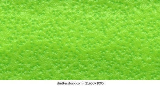 Seamless Close Up Of Lime  Peel,zest Or Rind Texture. Bright Green Citrus Fruit Skin Tileable Repeat Background. Macro Summer Or Health Backdrop. High Resolution 3D Rendering. 
