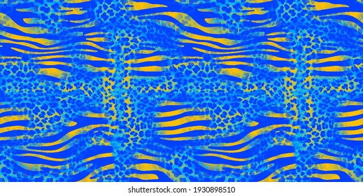 Seamless colorful pattern work and textile print
