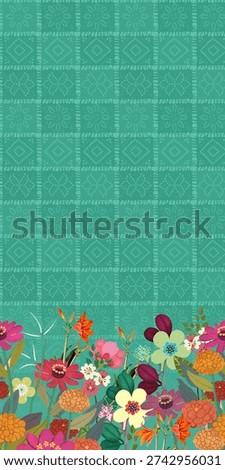 SEAMLESS DAMAN PATTERNS WITH NEW EFECT WITH VINTAGE LOOK AND TRENDING DEISGN