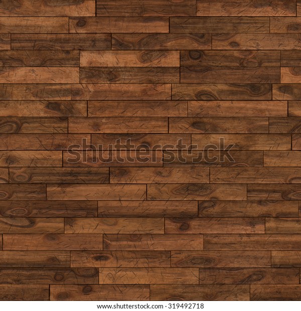 Seamless Dark Chestnut Laminate Flooring Texture Stock