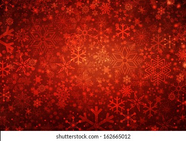 Seamless Deep Red Christmas Texture Background