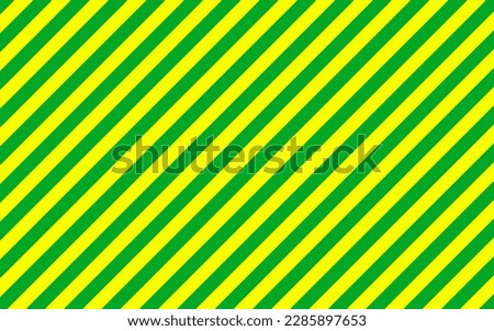 Seamless diagonal green and yellow pattern stripe background. Simple and soft diagonal striped background. Retro and vintage design concept. Suitable for leaflet, brochure, poster, backdrop, etc.