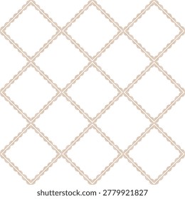 Seamless Diamond Lace Frame Pattern Vintage Elegant Background Nursery Decorative Repeat Soft Neutral Design