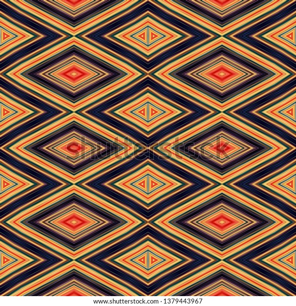 Seamless Diamond Pattern Skin Navy Blue Stock Illustration 1379443967 ...