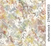 Seamless Digital Floral Design Pattern