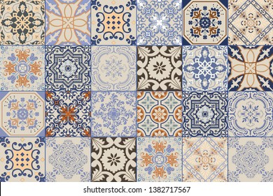 Seamless Digital Wall Tile Pattern Stock Illustration 1382717567 ...