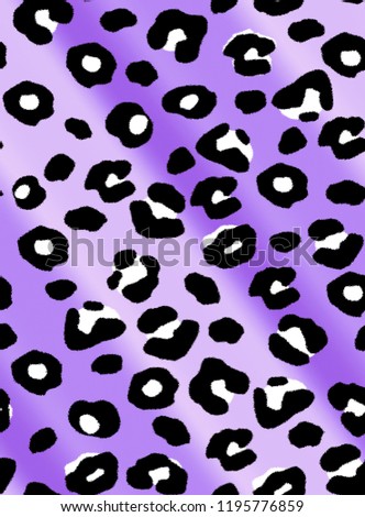 Seamless Endless Geometric Diagonal Abstract Leopard Skin Pattern Animal Skin Tie Dye Gradient Background 