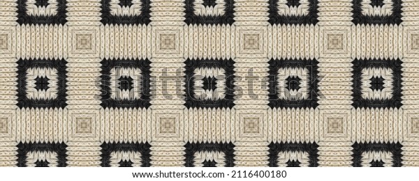 Seamless Ethnic Pattern. Wicker Embroidery\
Sand Print. Armenian Ethnic Embroidery. Vintage Rhombus Yarn.\
Wicker Mayan Stitch. Rug macrame Rustic\
Style.