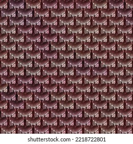 Seamless Fantasy Armour Texture. 3D Illustration. Metallic Pattern. Metal Plates Background.  Medieval Wallpaper. Textured Armor Surface.
