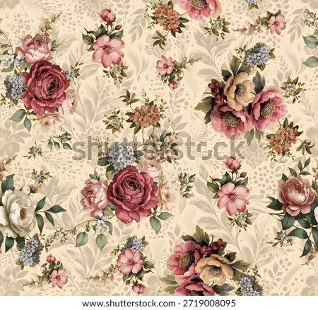 Seamless Floral Pattern flower pattern with background
