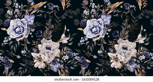 Seamless floral pattern and