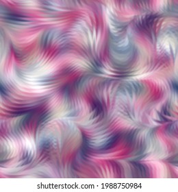 Seamless flowing faux fur procedural noise pattern for print. High quality illustration. Abstract strokes the flow and wave. Pastel soft ornate swirls. Seamless repeat raster jpg pattern for print.
