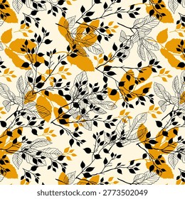 Seamless Foral Digital Pattern High resolution