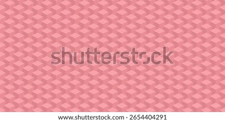 Seamless fun cube seamless background. Pink pastel color.