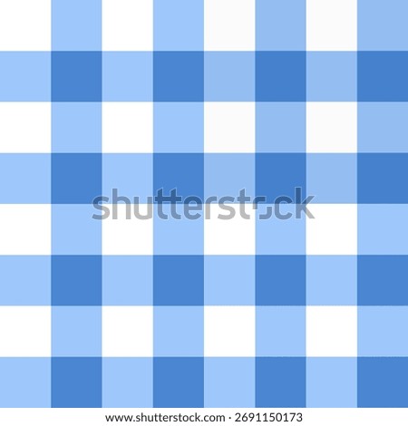 Seamless gingham plaid blue pattern I Seamless plaid blue white I gingham plaid easter I Blue plaid checkered pattern 