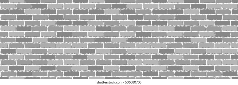 white brick wall subway tile pattern のベクター画像素材