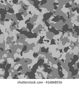 Seamless Gray Urban Camo Pattern