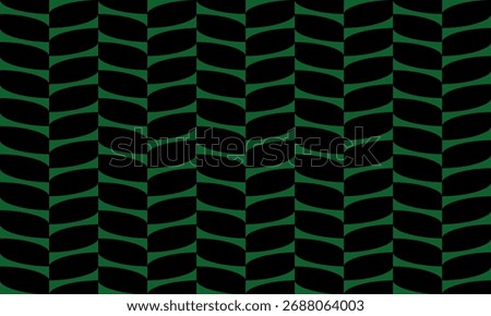 Seamless green leaf column pattern on a black background. Modern geometric vertical foliage design—ideal for textiles, wallpaper, eco decor, digital projects, and global style.
