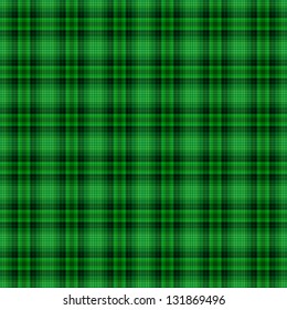 Seamless Green Plaid