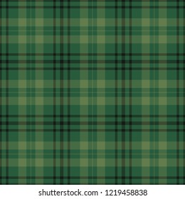 Seamless Green Plaid Pattern