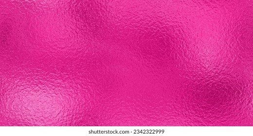 Lugar de moda estética de cristal esmerilado rosado incandescente barbiecore. Audaz divertido y coquetítico patrón de repetición de la fucsia femenina. Textura de fondo de color brillante o representación 3D de papel pintado
 Ilustración de stock