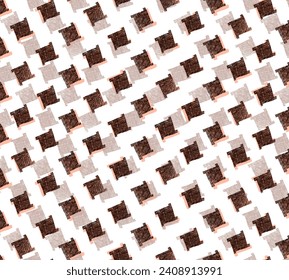 Seamless houndstooth pattern, Crowbar print illustration.	