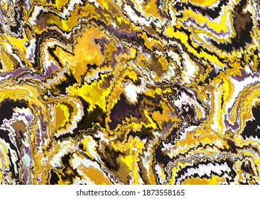 Seamless illuminating yellow dye pattern design, technicolour tribe, trends