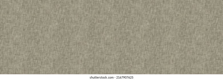 Seamless Jute Hessian Fiber Texture Border Background. Natural Eco Beige Brown Fabric Effect Banner. Organic Neutral Tone Woven Rustic Hemp Ribbon Trim Edge