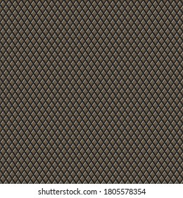 Seamless Knurling Metal Surface Texture