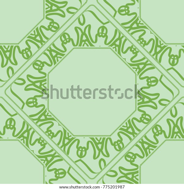 seamless lace pattern with line art element\
frame, border. \
illustration