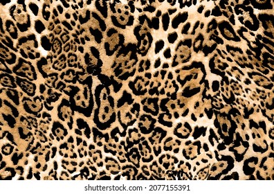 Seamless Leopard Pattern, Leopard Fur, Animal Print.