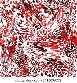 seamless leopard pattern. Gold leopard design.