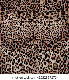 Seamless Leopard Print Animal Skin Pattern Texture