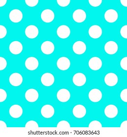 Seamless Light Blue Polka Dot Background Stock Illustration 706083643 ...